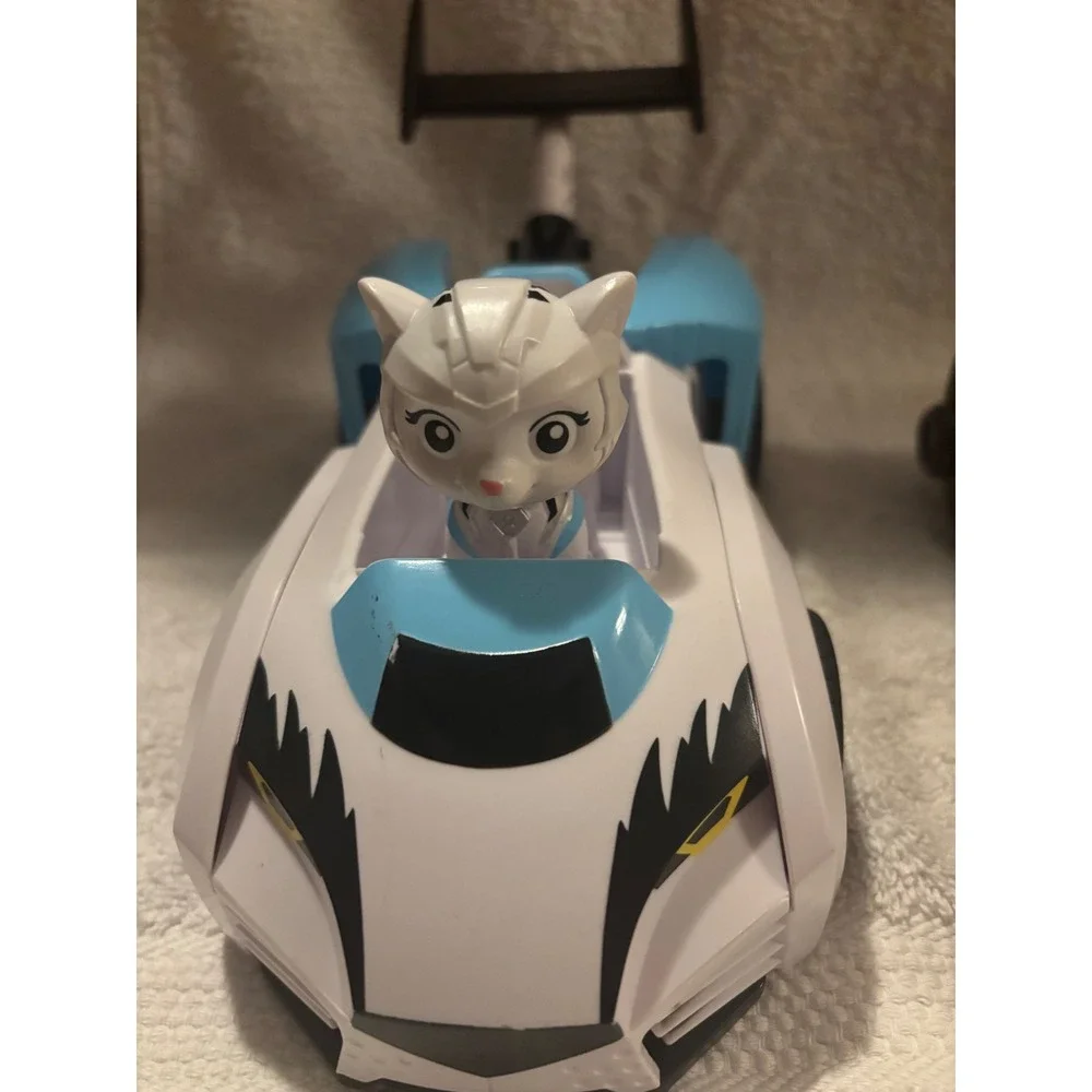 Paw Patrol Cat Pack HTF Wild Leo Shade Transforming Vehicle Figure Lot of 3